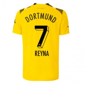 Borussia Dortmund Giovanni Reyna #7 Tredje Tröja 2022-23 Kortärmad